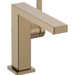 Hansgrohe Tecturis E 110 Fine CoolStart ééngreeps wastafelmengkraan met PushOpen, Brushed Bronze Lage Kosten