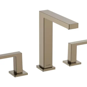 Hansgrohe Tecturis E 3-gats wastafelkraan 150 met afvoerplug, Brushed Bronze Tijdelijk Beschikbaar