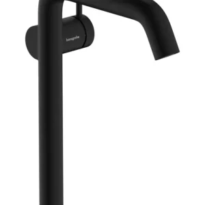 Must-Have Hansgrohe Tecturis S ééngreeps wastafelkraan 240 Fine CoolStart voor waskommen, met afvoerplug, mat zwart