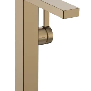 Lage Kosten Hansgrohe Tecturis E 210 Fine CoolStart ééngreeps wastafelmengkraan met PushOpen, Brushed Bronze