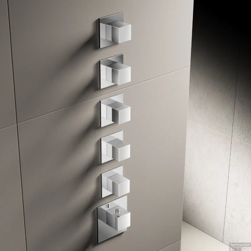 Hotbath Mate Afbouwdeel High Flow Met 5 Stopkranen Vierkant Chroom Must-Have