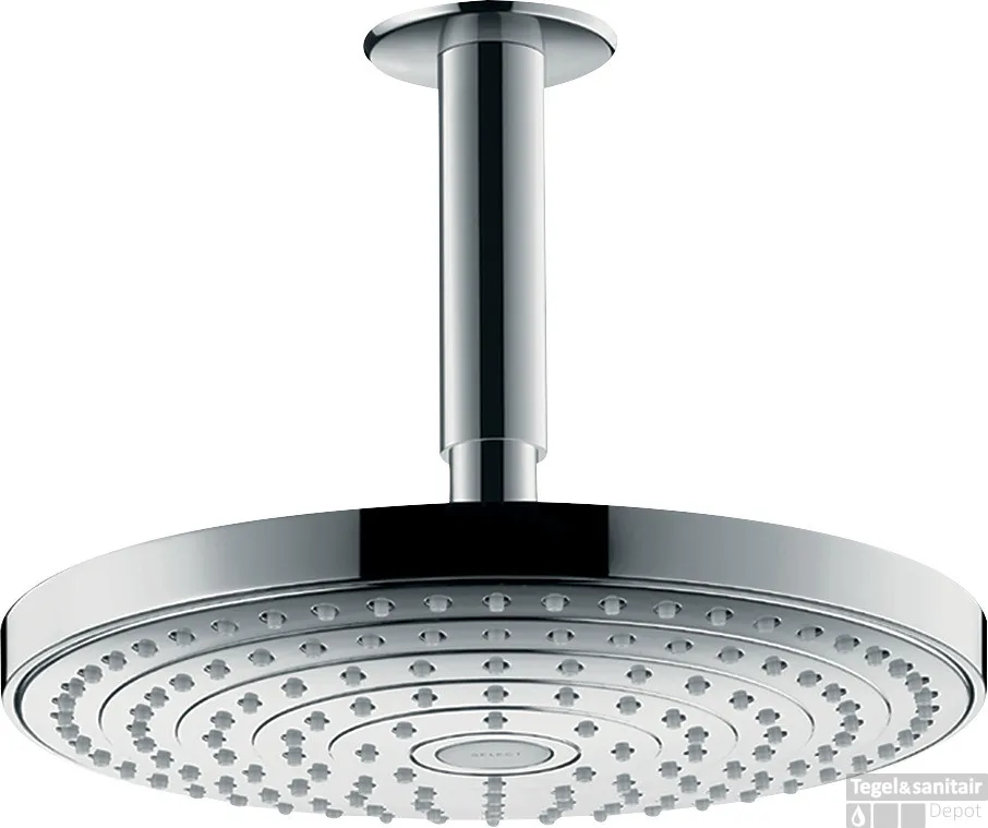 Hansgrohe Raindance Select S hoofddouche 240 2jet met plafondaansluiting, chroom Betaalbaar
