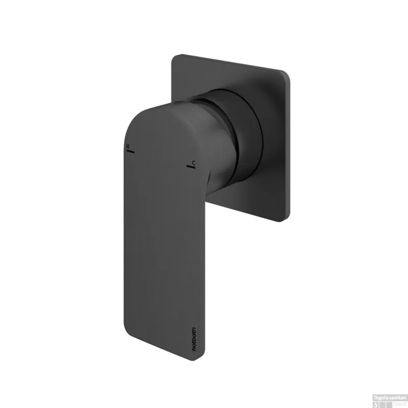 Douchekraan Inbouw Hotbath Gal Mengkraan Geborsteld Gunmetal PVD (excl. inbouwdeel) Goedkoop