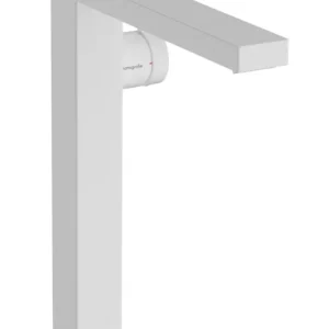 Laatste Kans Hansgrohe Tecturis E ééngreeps wastafelkraan 240 Fine CoolStart voor waskommen met afvoerplug, mat wit