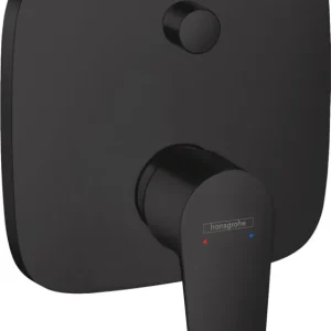 Op = Op Hansgrohe Talis E ééngreeps badmengkraan afbouwdeel met zekerheidscombinatie, mat zwart
