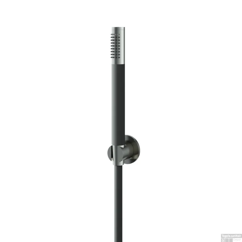 Handdouche Hotbath Archie Met Wandsteun en Doucheslang Voor Opbouwkraan RVS316 Bestseller