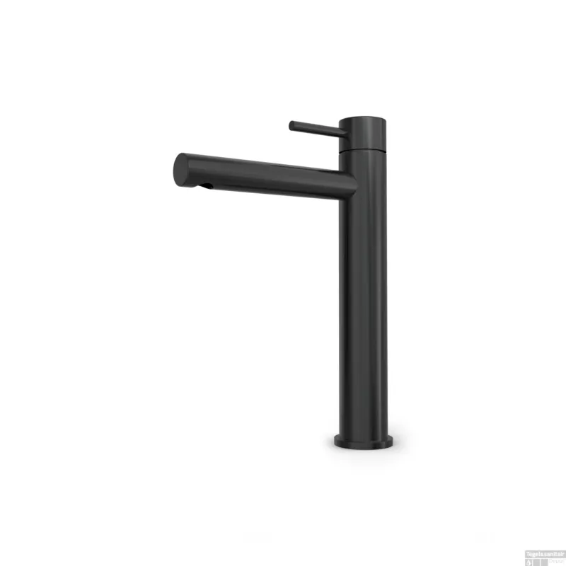 Direct Verzonden Hotbath BUDDY Wastafelmengkraan hoog model Geborsteld Zwart PVD (B103HMBP)
