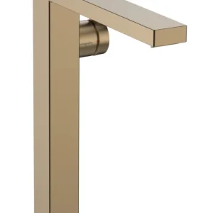 Bestseller Hansgrohe Tecturis E ééngreeps wastafelkraan 240 Fine CoolStart voor waskommen zonder afvoerplug, Brushed Bronze