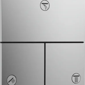Nu Kopen Hansgrohe ShowerSelect Comfort E stopkraan inbouw voor 3 functies, chroom