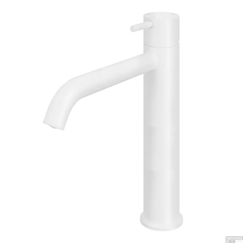 Favoriet Wastafelmengkraan Hotbath Cobber 1-hendel Gebogen 28.6 cm Mat Wit