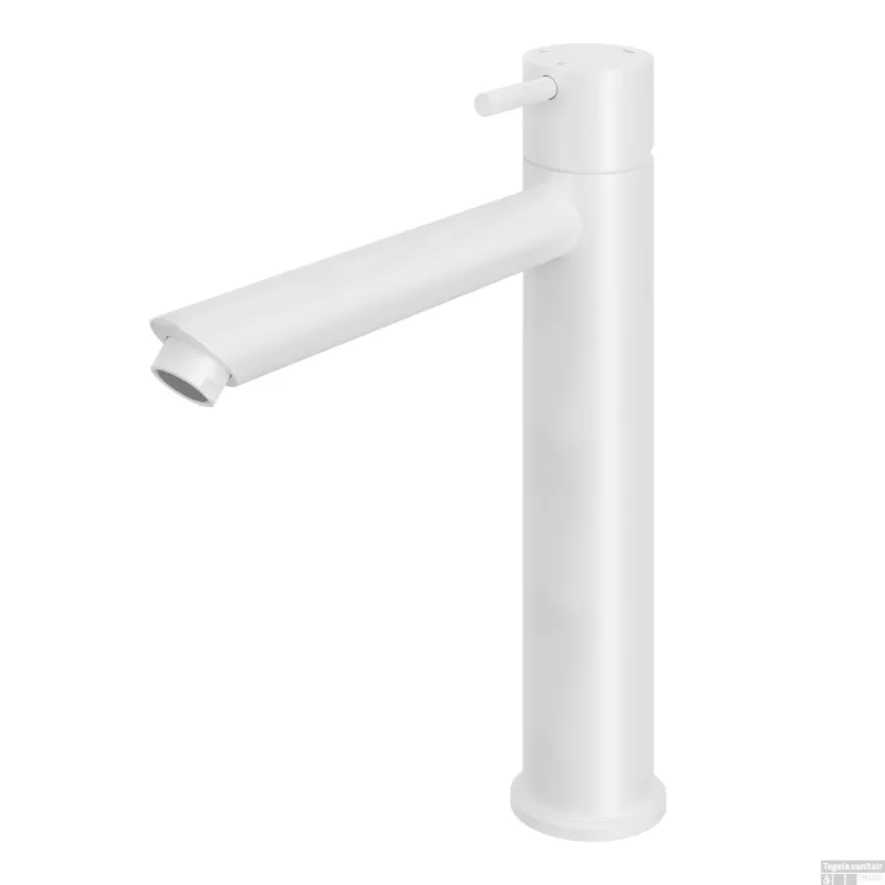 Koop Online Wastafelmengkraan Hotbath Cobber 1-hendel Recht 28.6 cm Mat Wit