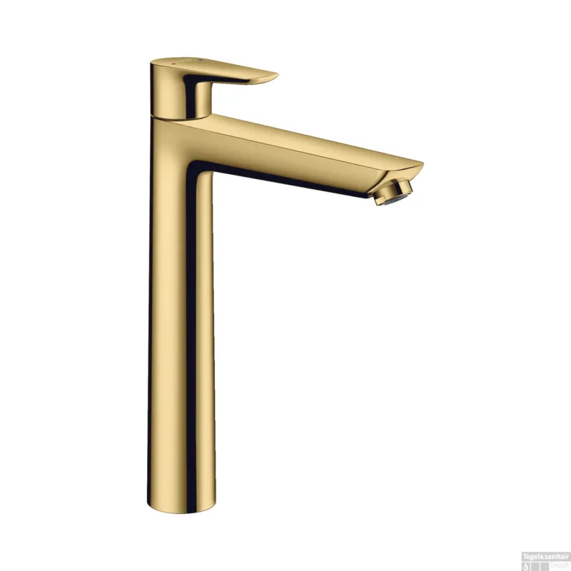 Nu Kopen Wastafelmengkraan Talis E 240 HansGrohe Eengreeps Zonder Afvoer Gepolijst Goud