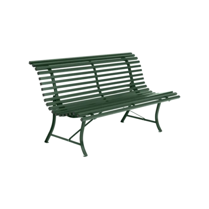 Fermob Louisiane tuinbank 150 cm-Cedar Green Flitsaanbieding