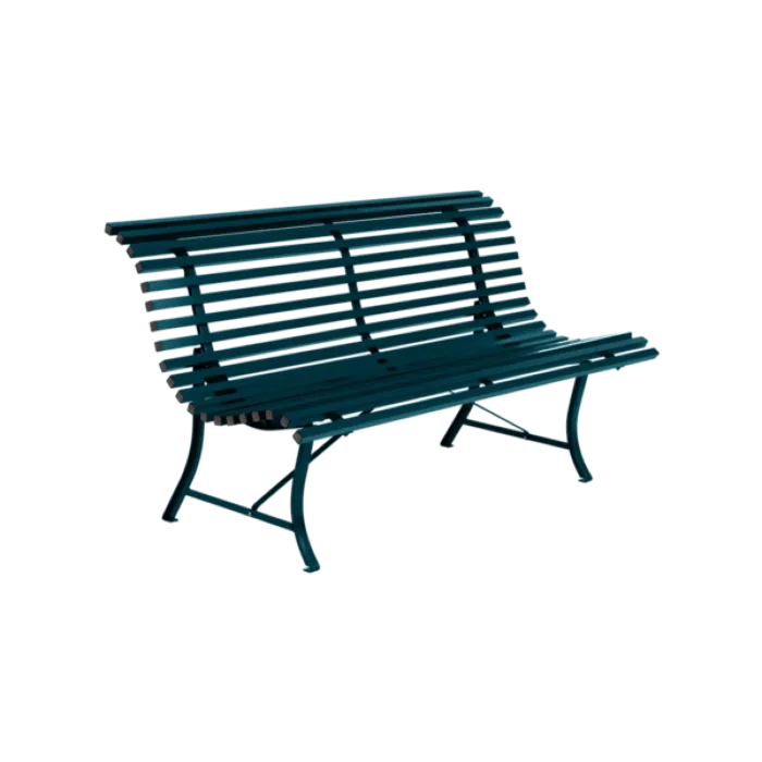 Laatste Kans Fermob Louisiane tuinbank 150 cm-Acapulco Blue