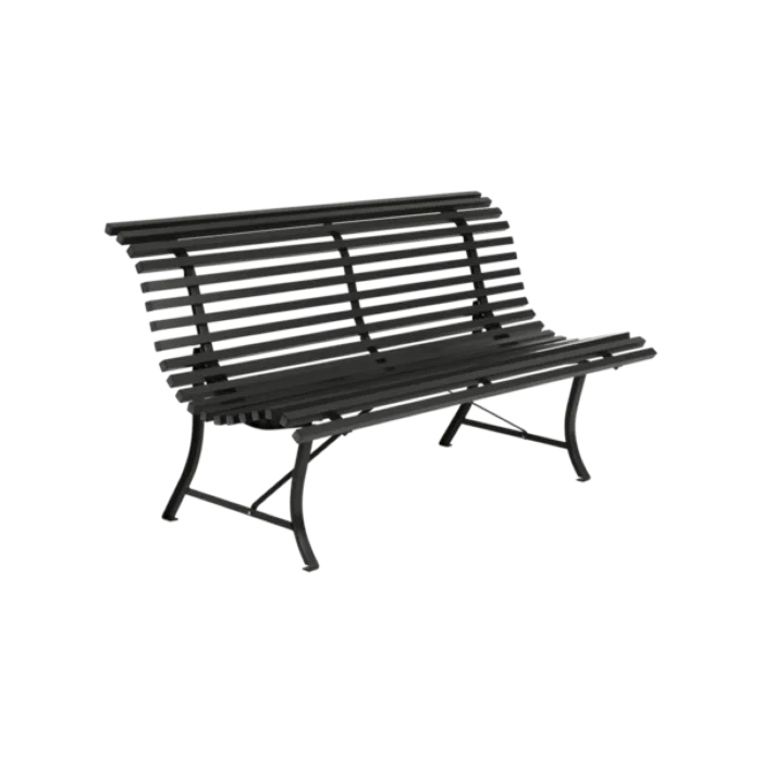 Fermob Louisiane tuinbank 150 cm-Liquorice Meest Verkocht