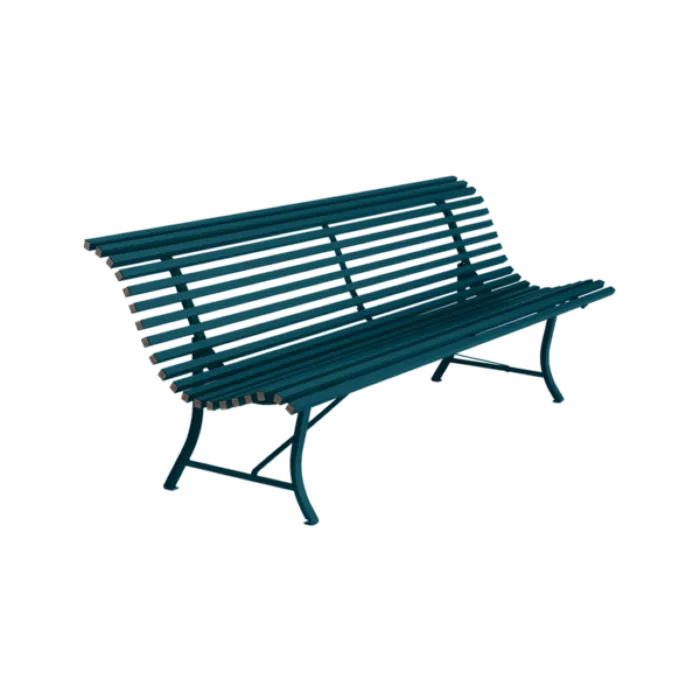 Fermob Louisiane tuinbank 200 cm-Acapulco Blue Laatste Versie
