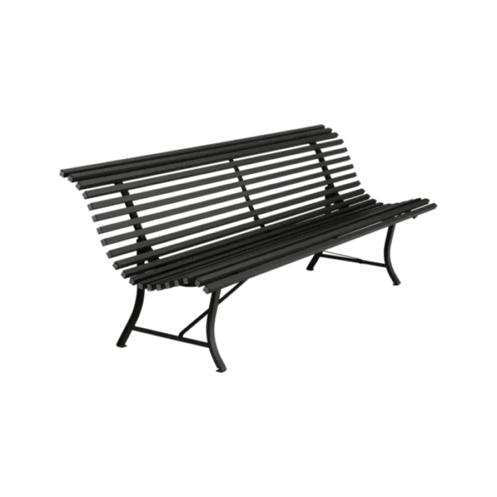 Hete Deal Fermob Louisiane tuinbank 200 cm-Liquorice