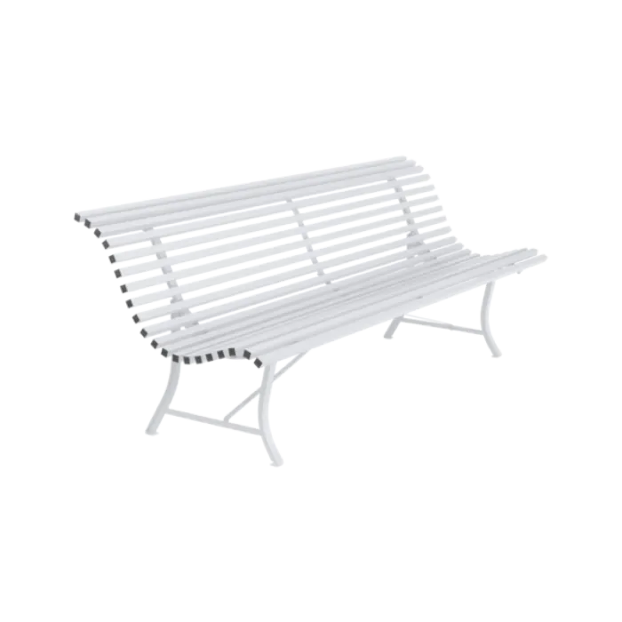 Rechtstreeks Van De Fabrikant Fermob Louisiane tuinbank 200 cm-Cotton white