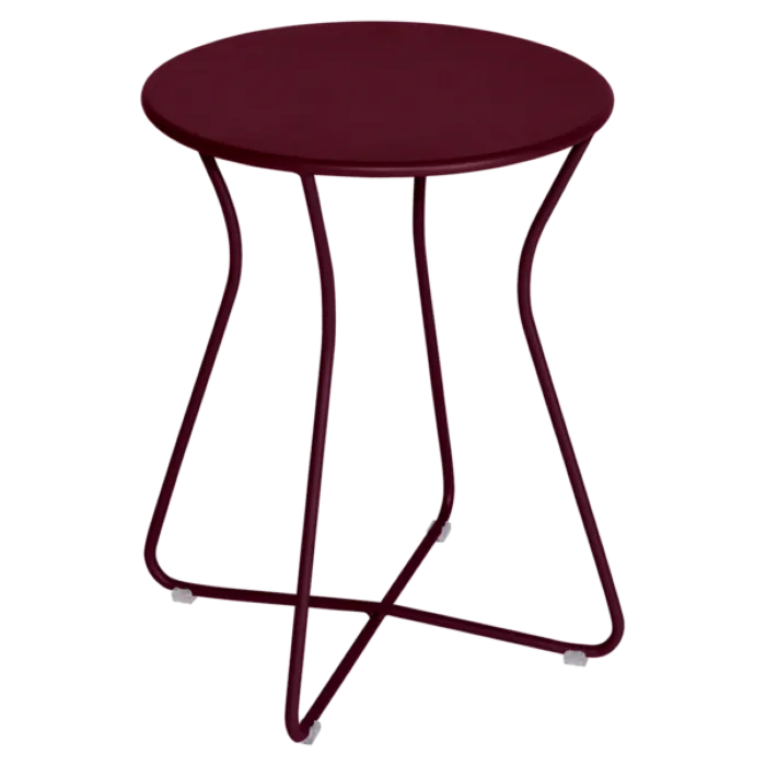 Speciale Aanbieding Fermob Cocotte kruk-Black Cherry