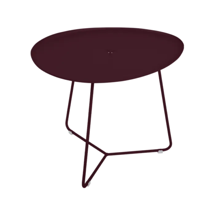 Koopje Fermob Cocotte bijzettafel 55x45,5 cm-Black Cherry