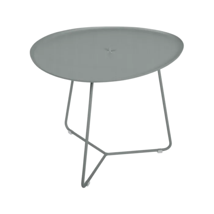 Seizoensaanbieding Fermob Cocotte bijzettafel 55x45,5 cm-Lapilli Grey