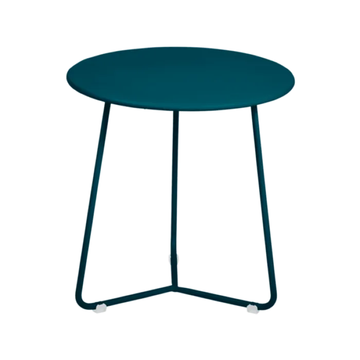 Fermob Cocotte bijzettafel Ø34 cm-Acapulco Blue Gratis Retour