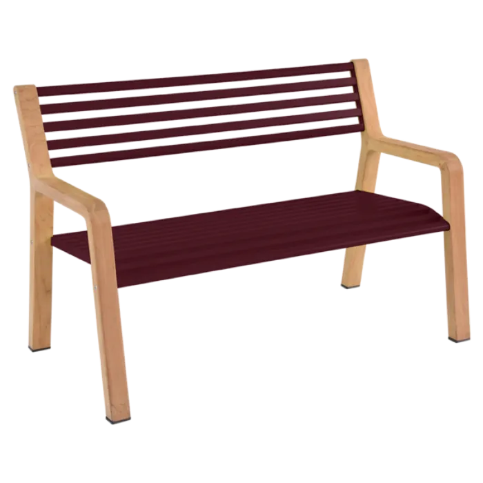 Fermob Somerset tuinbank-Black Cherry Aanbieding