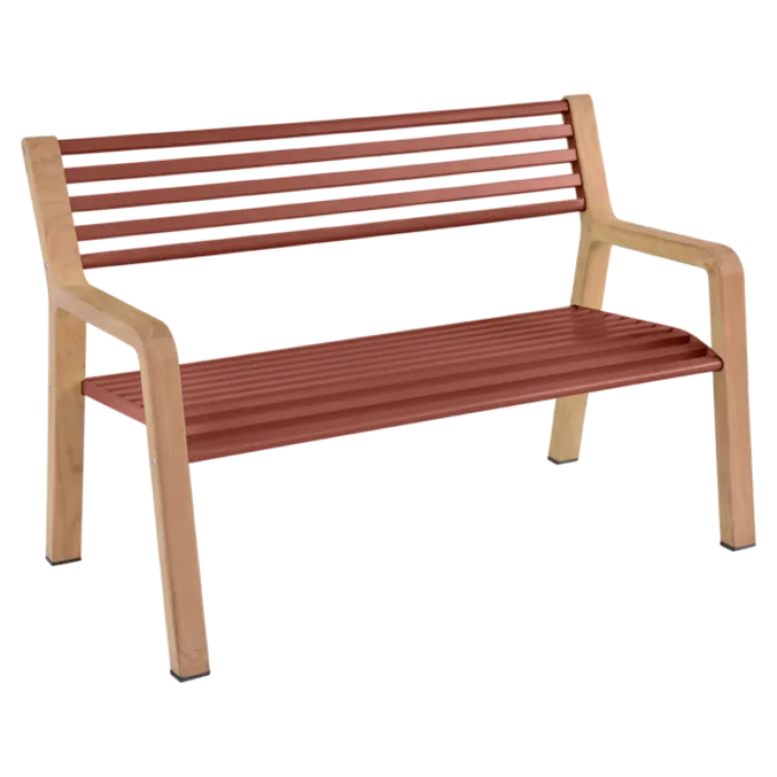 Fermob Somerset tuinbank-Red Ochre Meest Verkocht