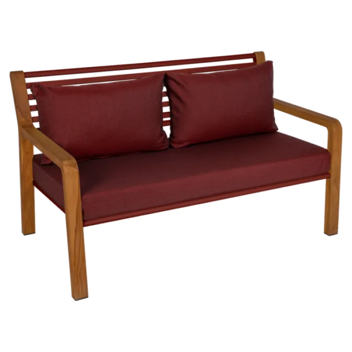 Fermob Somerset 2-zits loungebank-Chili Exclusieve Aanbieding