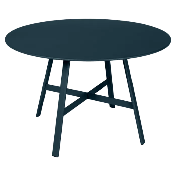 Fermob So'o tuintafel Ø117 cm-Acapulco Blue Hoge Kwaliteit