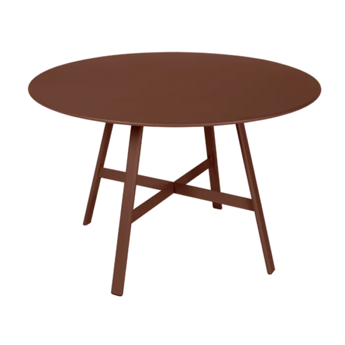 Fermob So'o tuintafel Ø117 cm-Red Ochre Premium