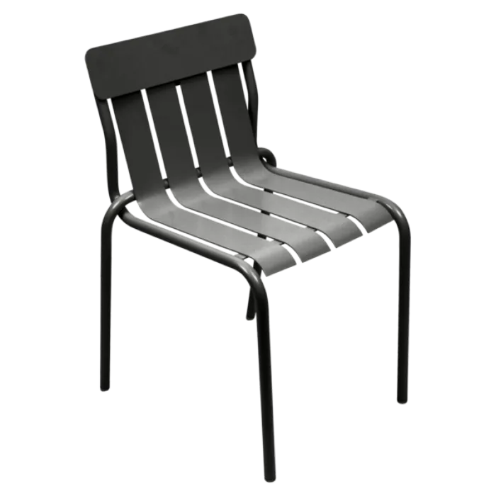 Dagaanbieding Fermob Stripe tuinstoel-Liquorice