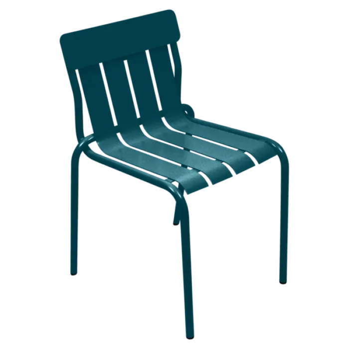 Lage Kosten Fermob Stripe tuinstoel-Acapulco Blue