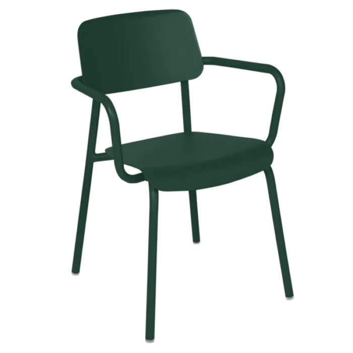 Korting Fermob Studie tuinstoel met armleuning-Cedar Green