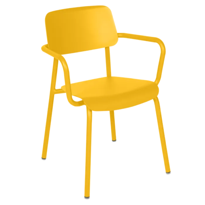 Speciale Aanbieding Fermob Studie tuinstoel met armleuning-Honey