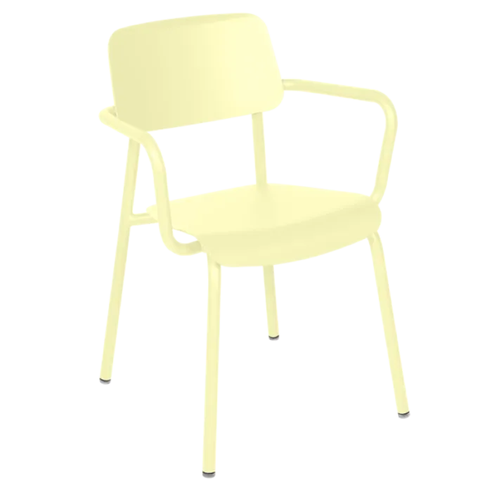 Gratis Retour Fermob Studie tuinstoel met armleuning-Frosted Lemon