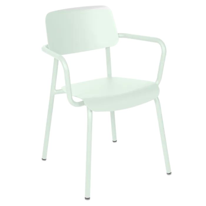 Fermob Studie tuinstoel met armleuning-Ice Mint Actieprijs