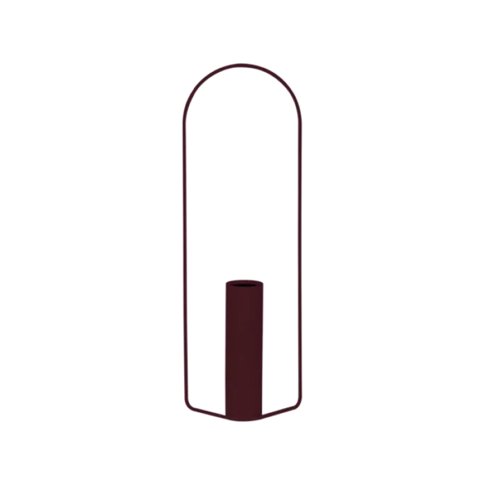Fermob Itac Cylandrical vaas 76 cm-Black Cherry Goedkoop