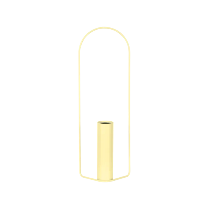Fermob Itac Cylandrical vaas 76 cm-Frosted Lemon Tijdelijk Beschikbaar