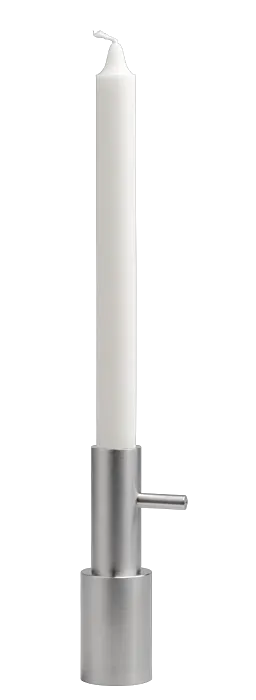 Tijdelijk Beschikbaar Fritz Hansen Single kandelaar-Stainless Steel-nr. 2