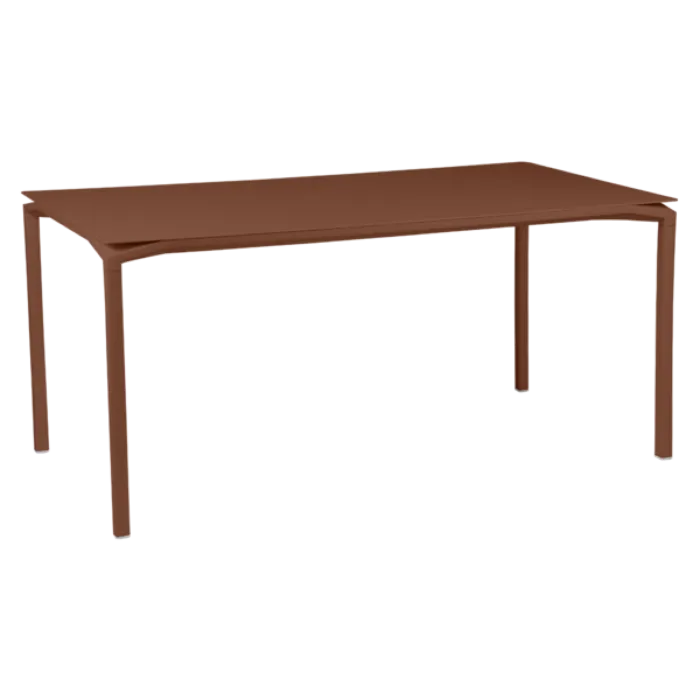 Favoriet Fermob Calvi tuintafel 160x80 cm-Red Ochre
