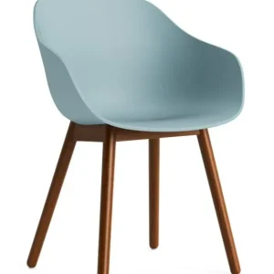 Express Levering HAY AAC 212 eetkamerstoel - walnoot onderstel-Dusty blue