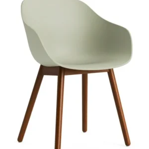 HAY AAC 212 eetkamerstoel - walnoot onderstel-Pastel green Speciale Aanbieding