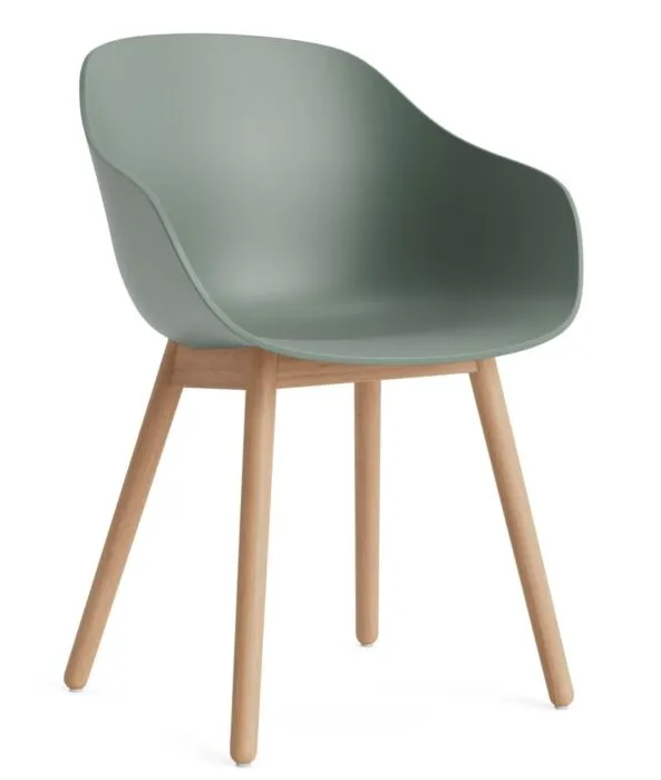 HAY AAC 212 eetkamerstoel - eiken onderstel-Fall Green Veilige Betaling