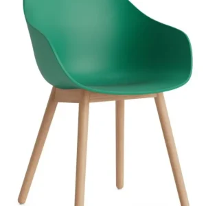 Beste Prijs HAY AAC 212 eetkamerstoel - eiken onderstel-Teal Green