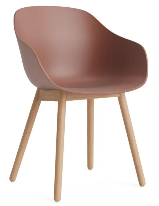 HAY AAC 212 eetkamerstoel - eiken onderstel-Soft Brick Veilige Betaling