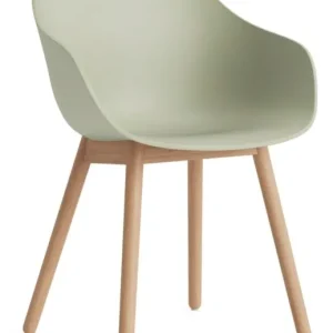 Aanbieding HAY AAC 212 eetkamerstoel - eiken onderstel-Pastel green
