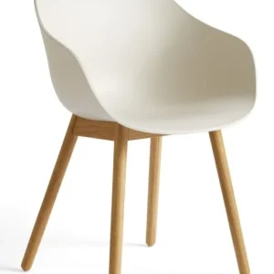 Op = Op HAY AAC 212 eetkamerstoel - eiken onderstel-Melange Cream