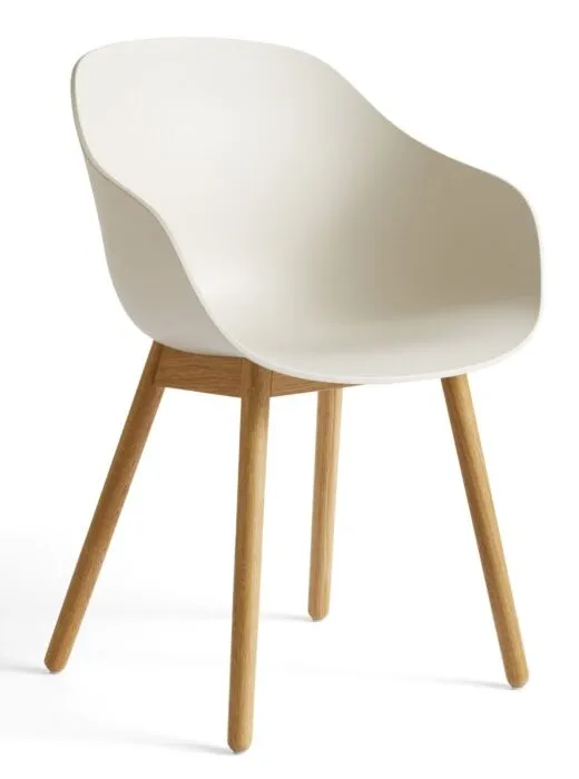 Op = Op HAY AAC 212 eetkamerstoel - eiken onderstel-Melange Cream