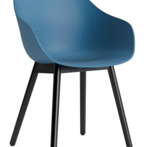 HAY AAC 212 eetkamerstoel - zwart onderstel-Azure blue Koop Online